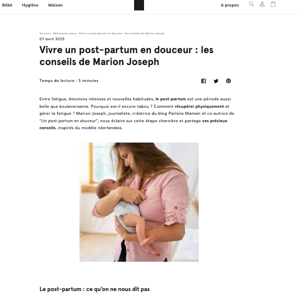Post-partum - la marque en moins